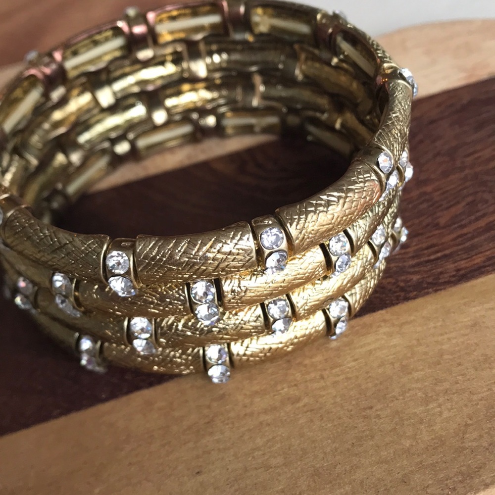 Pave stretch bracelet vintage